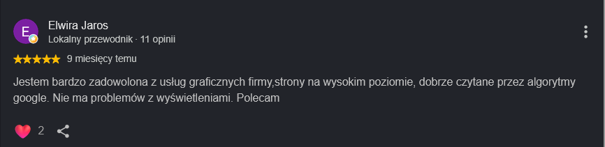 Zrzut opinii klienta 6